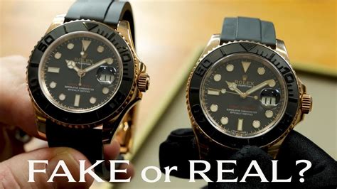 yacht master rolex fake vs real|counterfeit rolex how to identify.